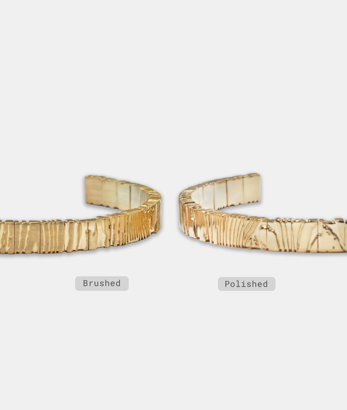 18K Gold Flexible Bangle