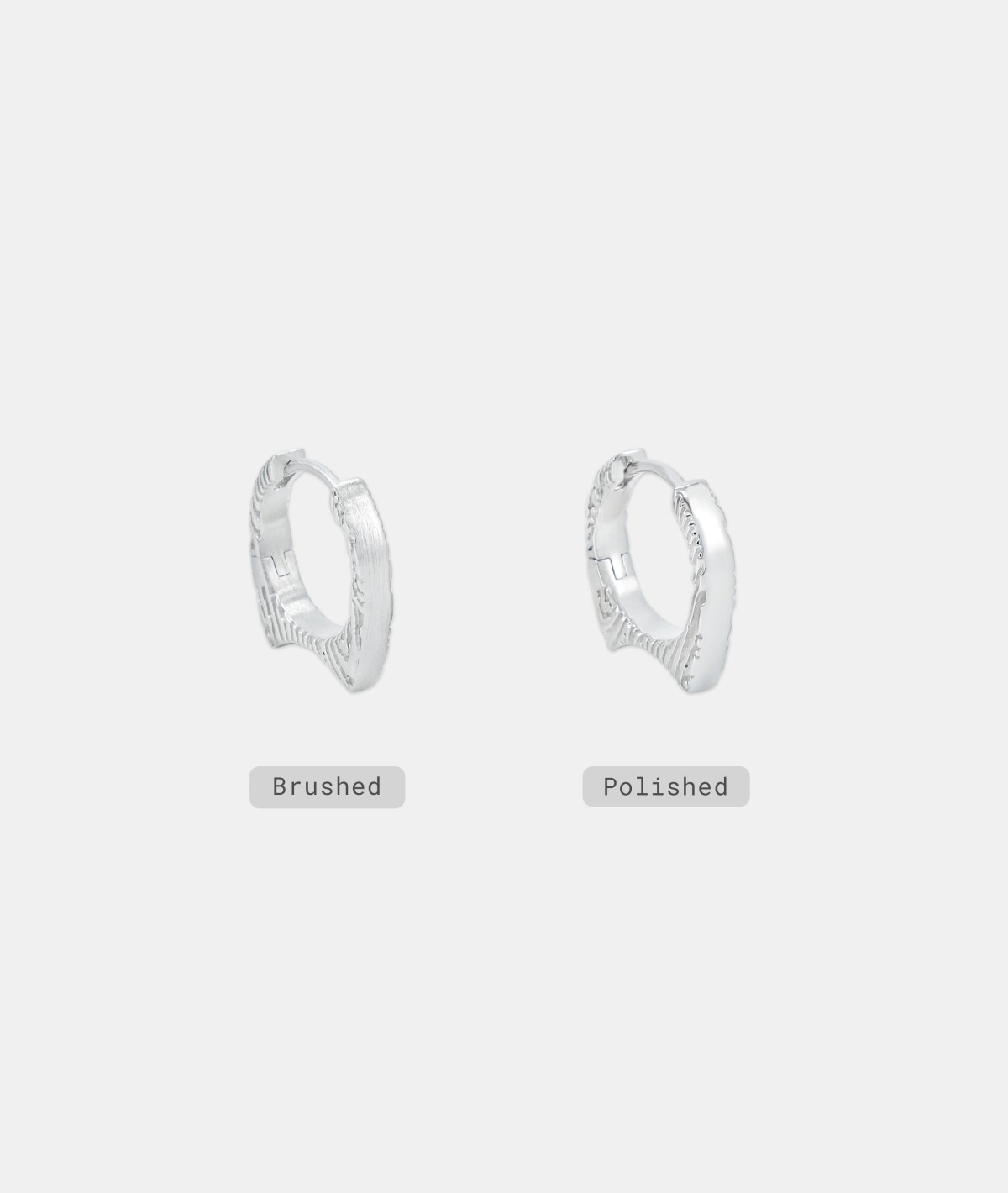 IMPRINT Concave Tapered Earrings