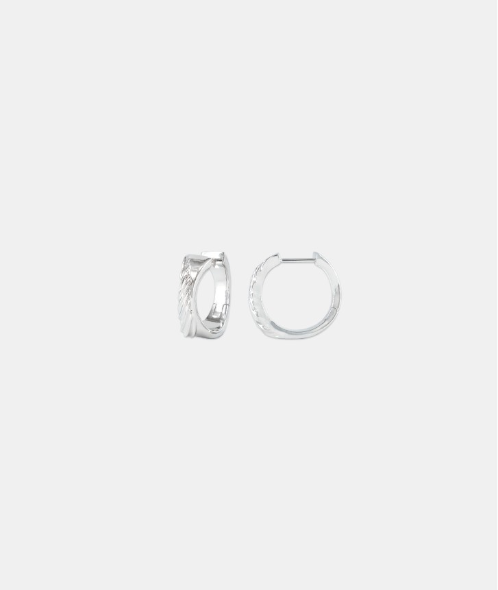 FOLIUM Deformed Earring [Silver]